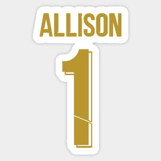 Allison Becker 19/20 GK jersey Sticker